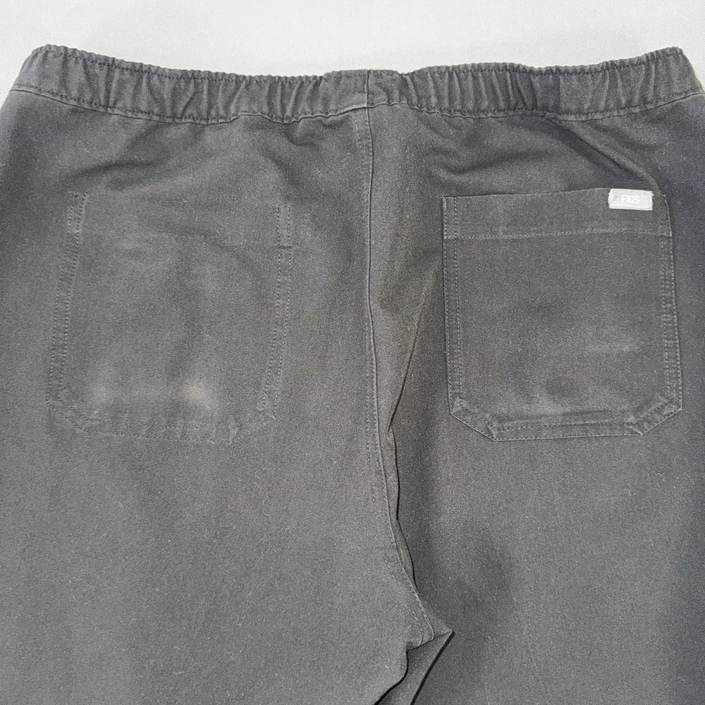 Men's FIGS Cairo Cargo Healthcare Nurse Scrub Pants Black Size L